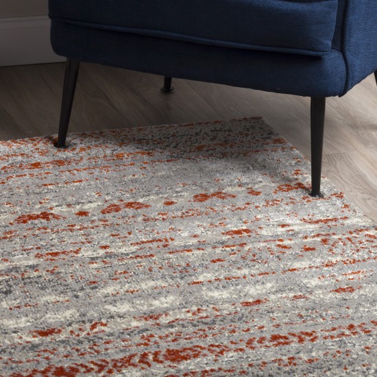 Addison Amelia Bohemian Casual Area Rug, 9’6" x 13’2", Rust, AME53RU10X13