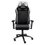 Techni Sport Ergonomic Racing Style Gaming Chair - Silver