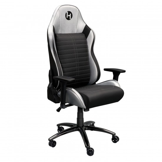 Techni Sport Ergonomic Racing Style Gaming Chair - Silver