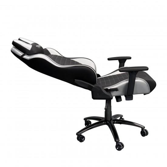 Techni Sport Ergonomic Racing Style Gaming Chair - Silver