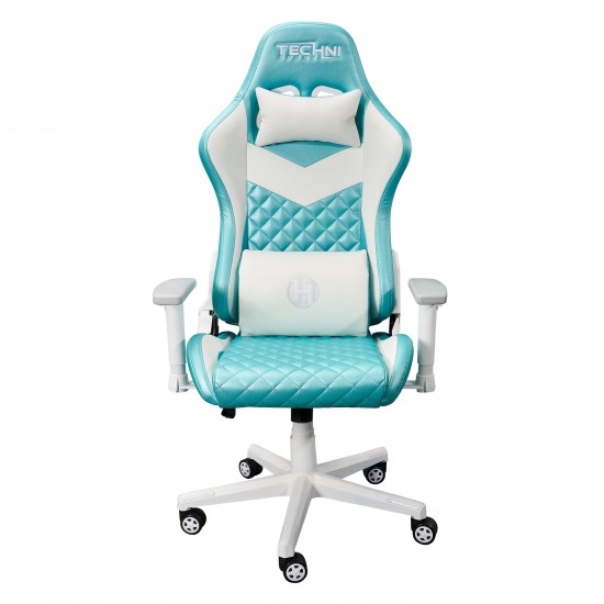 Techni Sport High Back Ergonomic Gaming Chair - Aqua