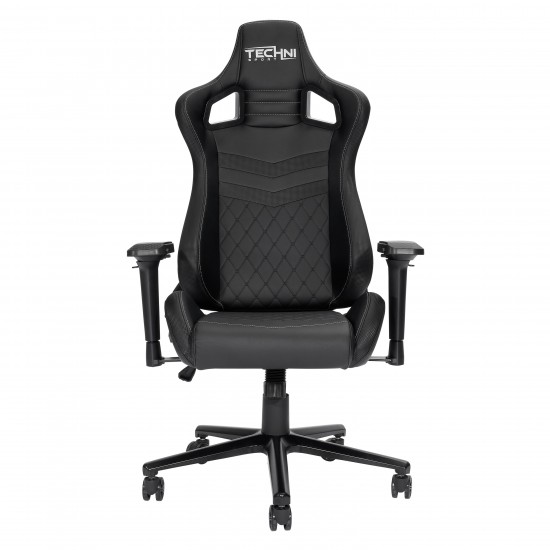 Techni Sport TS-83 Ergonomic High Back Racer Style PC Gaming Chair, Black