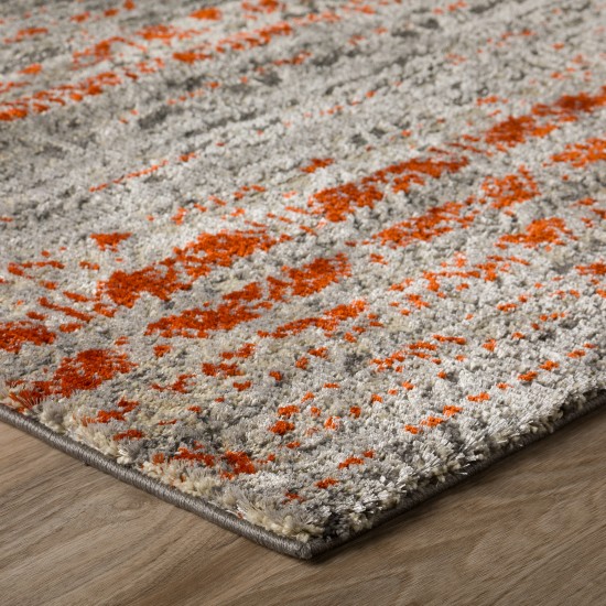 Addison Amelia Bohemian Casual Area Rug, 7’10" x 10’7", Rust, AME53RU8X11