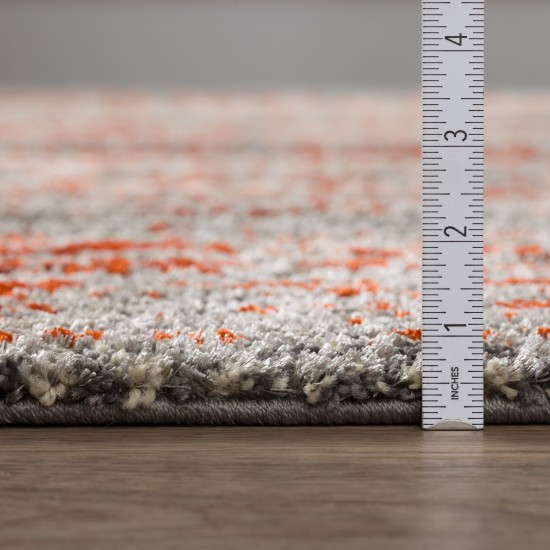 Addison Amelia Bohemian Casual Area Rug, 7’10" x 10’7", Rust, AME53RU8X11