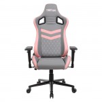 Techni Sport TS-83 Ergonomic High Back Racer Style PC Gaming Chair, Grey/Pink