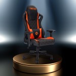 Techni Sport TS-84 Ergonomic High Back Racer Style PC Gaming Chair, Orange