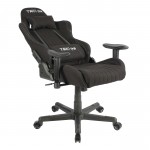 Techni Sport TS-F44 Fabric Ergonomic High Back Racer Style PC Gaming Chair, Black