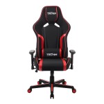 Techni Sport TSF-71 Fabric and PU Office-PC Gaming Chair,Red