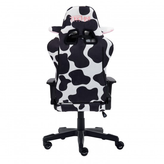 TS85 COW Print LUXX Series Gaming Chair