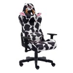 TS85 COW Print LUXX Series Gaming Chair