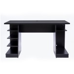 Techni Sport Jango Gaming Desk with Storage, Black