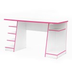 Techni Sport Jango Gaming Desk with Storage, White