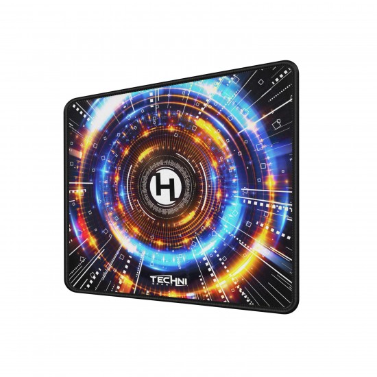 Techni Sport 4 Color Design Printing Gaming Mouse Pad, 12.6 x 10.6