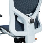 The Techni Mobili High Back Executive Mesh Office Chair with Arms, Headrest and Lumbar Support, Blue