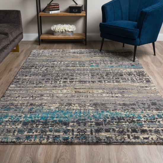 Addison Amelia Chic Stone Area Rug, 7’10" x 10’7", Stone, AME56ST8X11