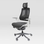 Techni Mobili LUX Ergonomic Executive Chair, Grey