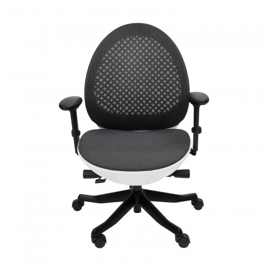 Techni Mobili Deco LUX Executive Office Chair, White