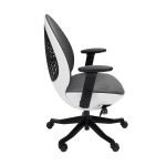 Techni Mobili Deco LUX Executive Office Chair, White