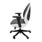 Techni Mobili Deco LUX Executive Office Chair, White