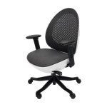 Techni Mobili Deco LUX Executive Office Chair, White