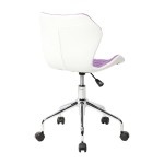 Techni Mobili Modern Height Adjustable Office Task Chair, Purple