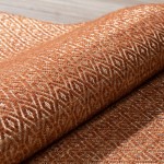 Addison Prism Canyon Diamond Weave Wool Area Rug, 5’ x 7’6", Canyon, APR32CA5X8