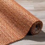 Addison Prism Canyon Diamond Weave Wool Area Rug, 5’ x 7’6", Canyon, APR32CA5X8
