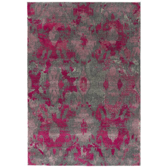 Addison Amelia Modern Damask Area Rug, 9’6" x 13’2", Lipstick, AME62LI10X13