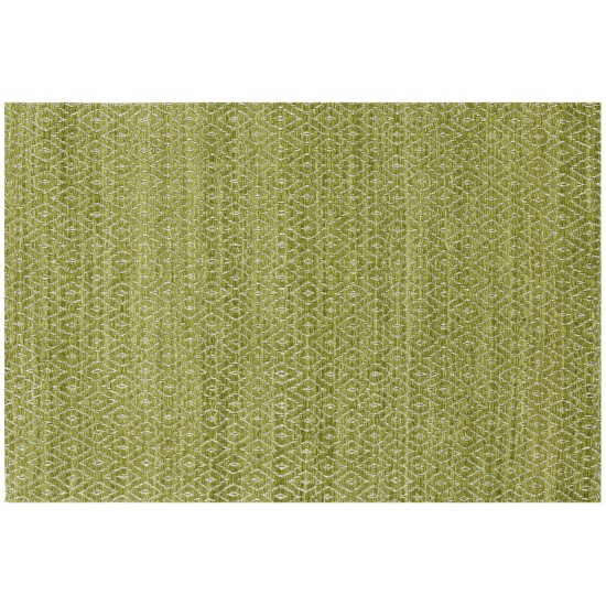 Addison Prism Celery Diamond Weave Wool Accent Rug, 2’ x 3’, Celery, APR32CE2X3