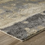 Addison Amelia Boho Causal Area Rug, 3’3" x 5’1", Smoke, AME63SM3X5