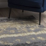 Addison Amelia Boho Causal Area Rug, 3’3" x 5’1", Smoke, AME63SM3X5