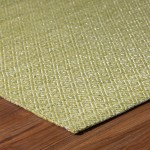 Addison Prism Celery Diamond Weave Wool Area Rug, 9’ x 13’, Celery, APR32CE9X13