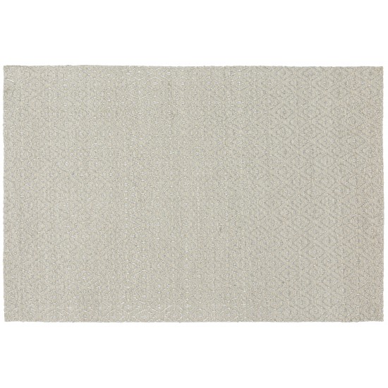 Prism Champagne Diamond Weave Wool Accent Rug, 2’ x 3’, Champagne, APR32CP2X3