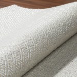 Prism Champagne Diamond Weave Wool Area Rug, 5’ x 7’6", Champagne, APR32CP5X8