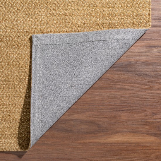 Prism Gilded Diamond Weave Wool Area Rug, 3’6" x 5’6", Gilded, APR32GI4X6