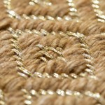 Prism Gilded Diamond Weave Wool Area Rug, 3’6" x 5’6", Gilded, APR32GI4X6