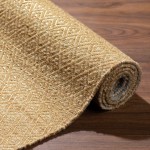 Prism Gilded Diamond Weave Wool Area Rug, 3’6" x 5’6", Gilded, APR32GI4X6