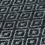 Addison Prism Night Diamond Weave Wool Area Rug, 5’ x 7’6", Night, APR32NI5X8