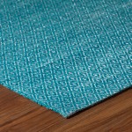 Prism Peacock Diamond Weave Wool Accent Rug, 2’ x 3’, Peacock, APR32PC2X3