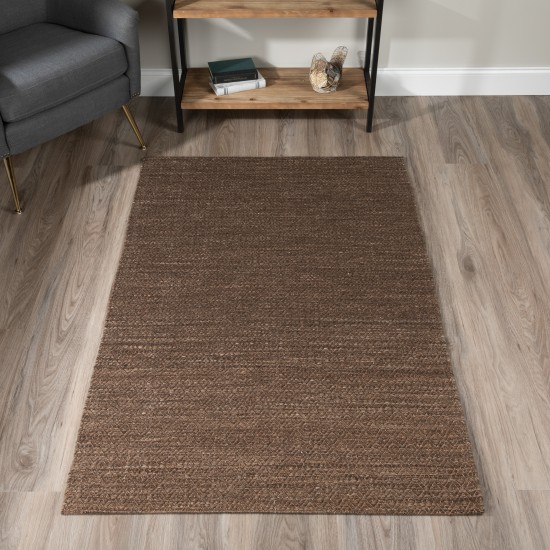 Addison Prism Pecan Diamond Weave Wool Area Rug, 9’ x 13’, Pecan, APR32PE9X13