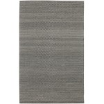 Addison Prism Silver Diamond Weave Wool Area Rug, 5’ x 7’6", Silver, APR32SI5X8