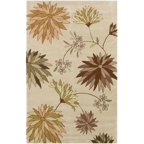 Addison Marlow Contemporary Floral Area Rug, 5’x7’9", Multi, AML40MU5X8