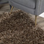 Addison Retreat Casual Multi-tonal Shag Accent Rug, 2’ x 3’, Fudge, ART22FU2X3