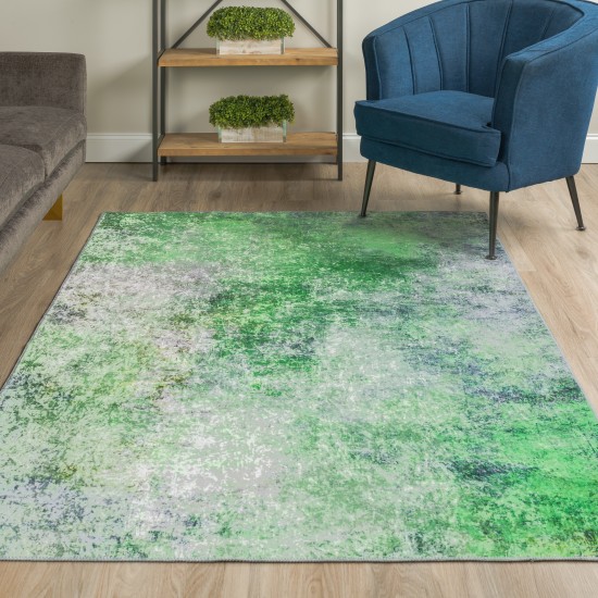 Addison Odyssey Vibrant Velvet Non-skid Area Rug, 5’ x 7’6", Cosmic, AOD32CO5X8