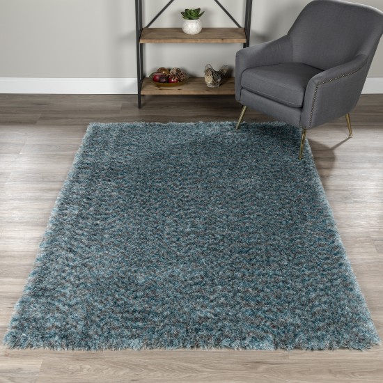 Addison Retreat Casual Multi-tonal Shag Area Rug, 8’ x 10’, Ocean, ART22OC8X10