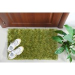 Addison Retreat Casual Multi-tonal Shag Accent Rug, 2’ x 3’, Olive, ART22OL2X3