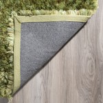 Addison Retreat Casual Multi-tonal Shag Accent Rug, 2’ x 3’, Olive, ART22OL2X3