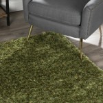 Addison Retreat Casual Multi-tonal Shag Accent Rug, 2’ x 3’, Olive, ART22OL2X3