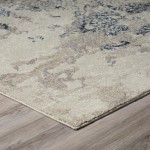 Addison Sheffield Distressed Trellis Area Rug, 3’3" x 5’1", Blue, ASH32BL3X5