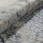 Addison Sheffield Distressed Trellis Area Rug, 3’3" x 5’1", Blue, ASH32BL3X5